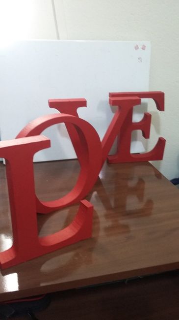 LOVE para decoração