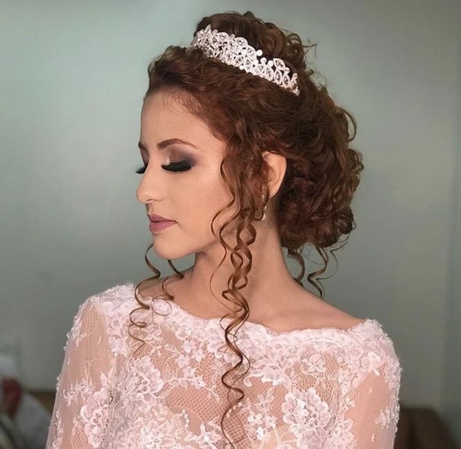 Penteado de Noiva (cacheada) - #vemopinar 4