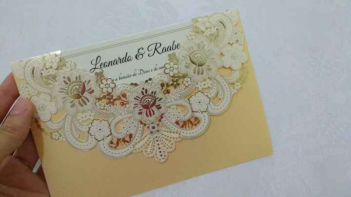 Meu convite de casamento - 1