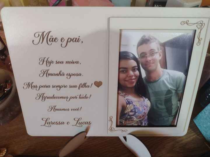 Presente para os pais dos noivos 💕 - 2
