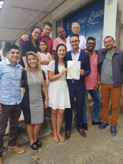 Casei no Civil Hoje ❤️ - 2