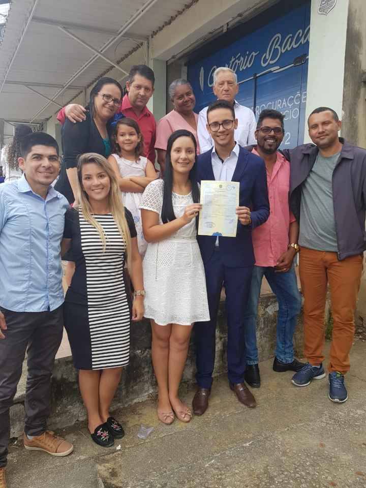 Casei no Civil Hoje ❤️ - 2