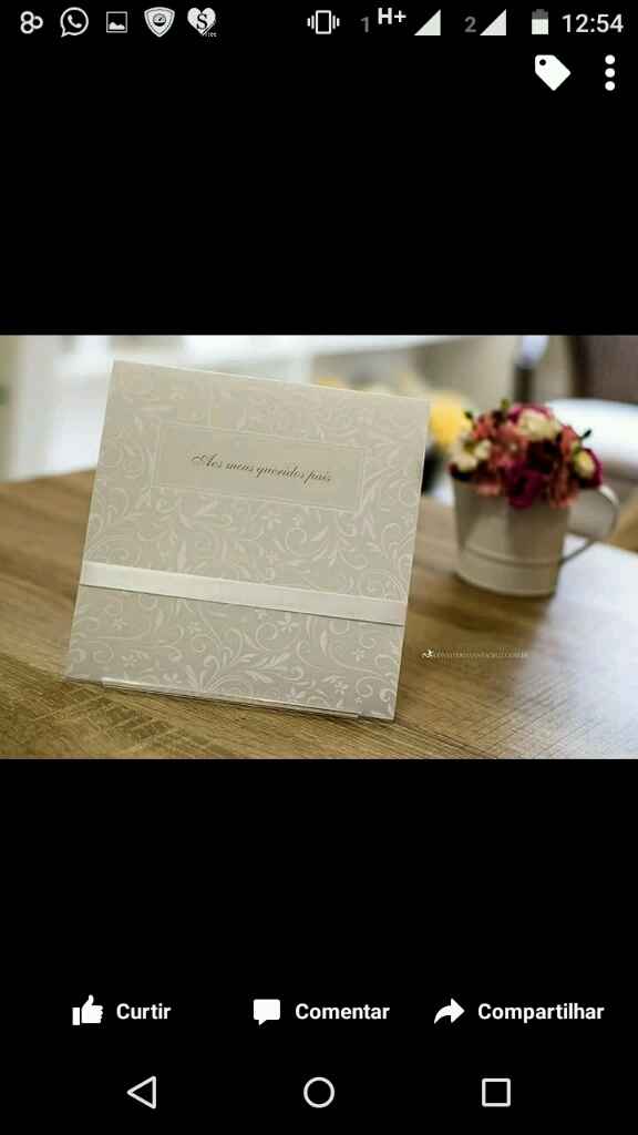 Convite casamento - 2