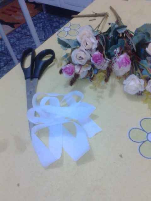 Minha coroa de flores diy :) - 1