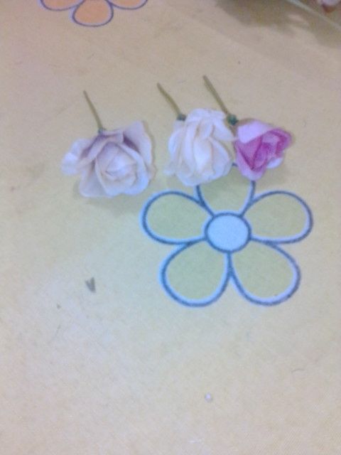 Minha coroa de flores diy :) - 2