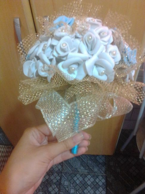 Detalhes do meu casamento: buquê das minhas daminhas.. vem ver ! - 1