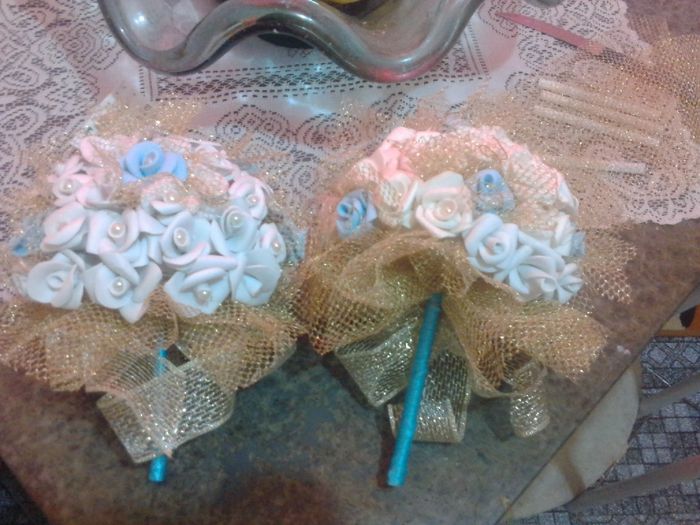 Detalhes do meu casamento: buquê das minhas daminhas.. vem ver ! - 3