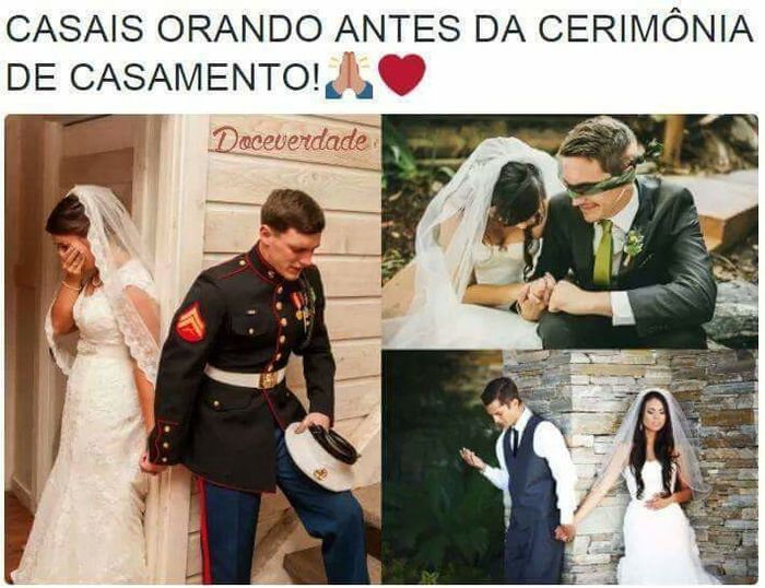Fotos emocionates de casais que oram antes do casamento - 1