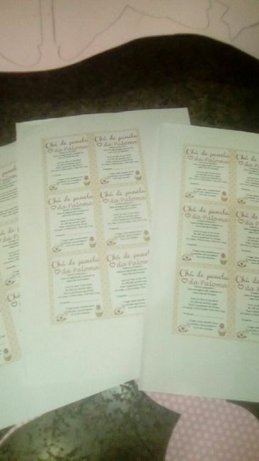 Detalhes do meu casamento: convite do chá de panela...vem ver ! - 3