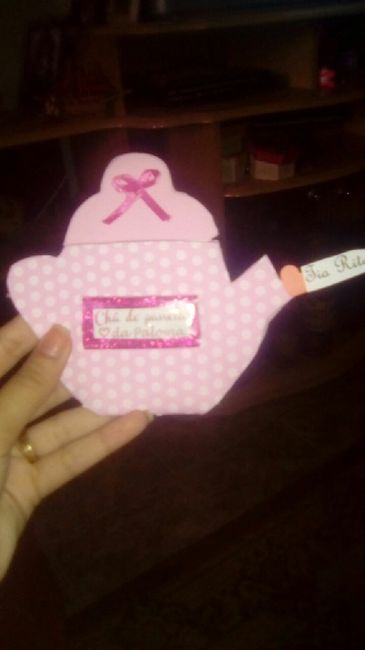 Detalhes do meu casamento: convite do chá de panela...vem ver ! - 9