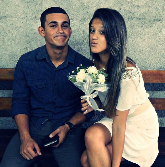 Casei no civil (e levei um buquê de rosas sim!) - 1