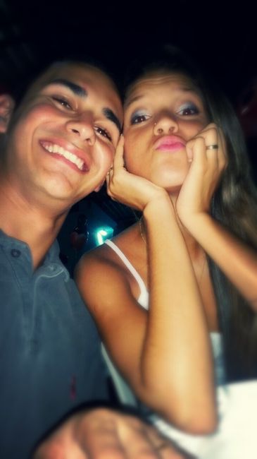 Nossa carinha de felicidade e de cansaço rs , porém muito felizes .....