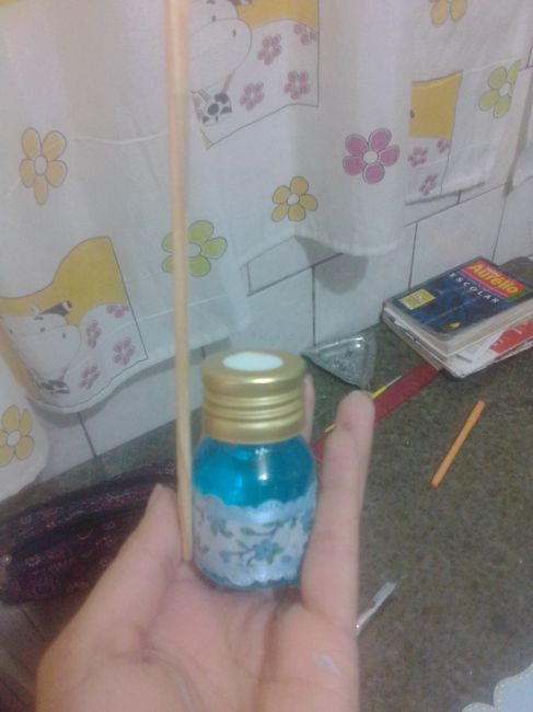 Meu aromatizador quase finalizado