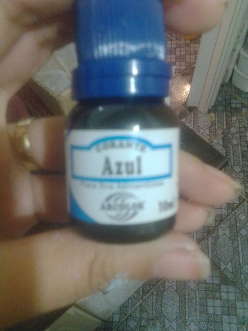 Corante azul 