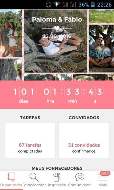 Quantos dias faltam para o seu casamento? - 1