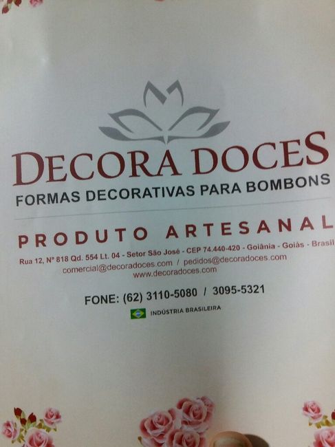Forminhas de doces - 1