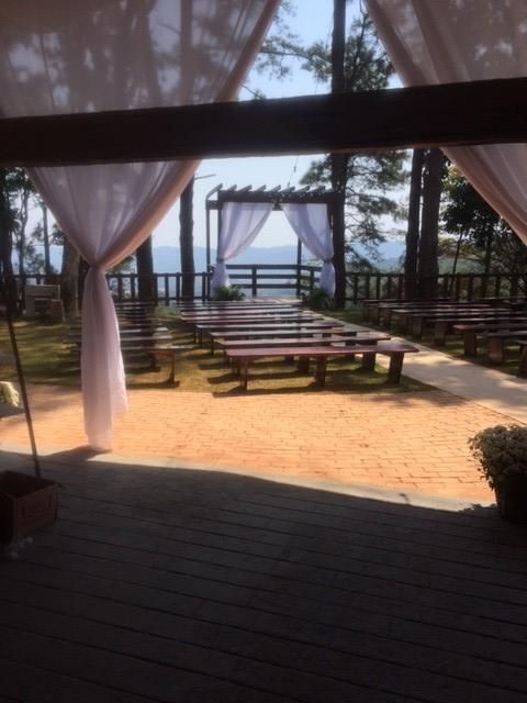 Entrada e vista maravilhosa 