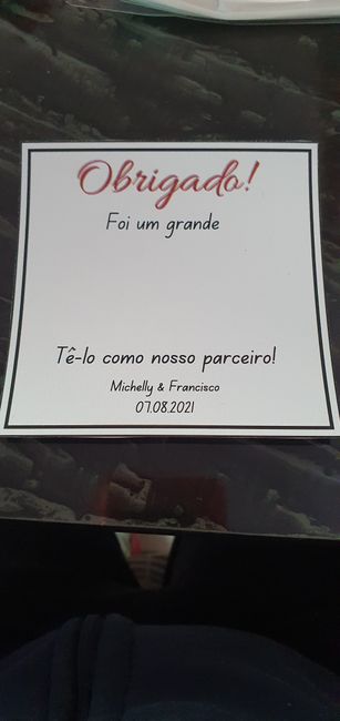 Lembrancinha para os fornecedores 🥰 - 1