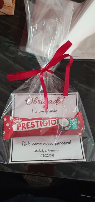 Lembrancinha para os fornecedores 🥰 - 2