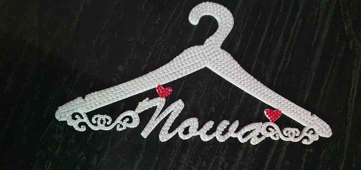 Cabide da noiva diy ♥️ - 1