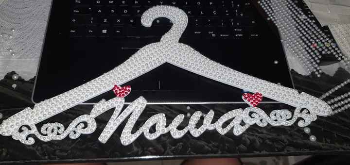 Cabide da noiva diy ♥️ - 3