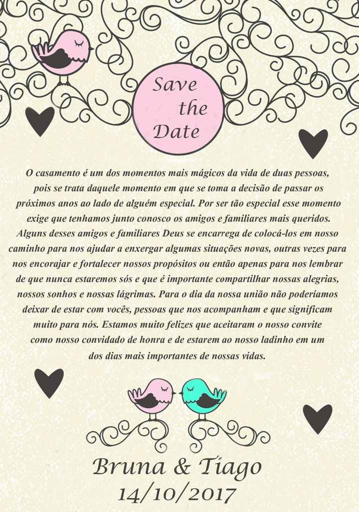 Convite Agradecimento aos padrinhos