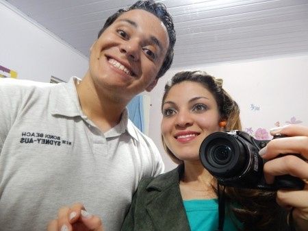 Eu e meu amor preparados para a copa!