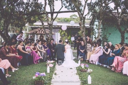 casamento em quintal