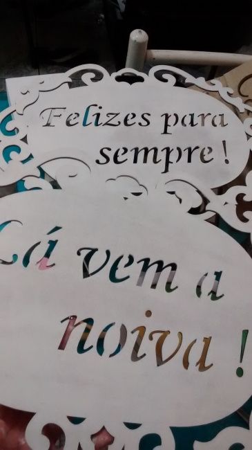 Plaquinhas para meu casamento - 3