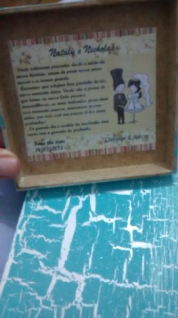 Caixinhas para gravata dos padrinhos - 1