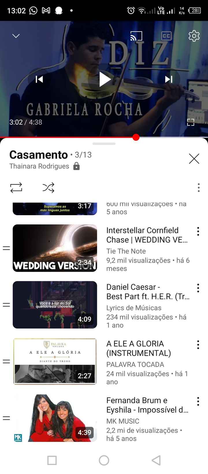 Musicas para a cerimonia - 2