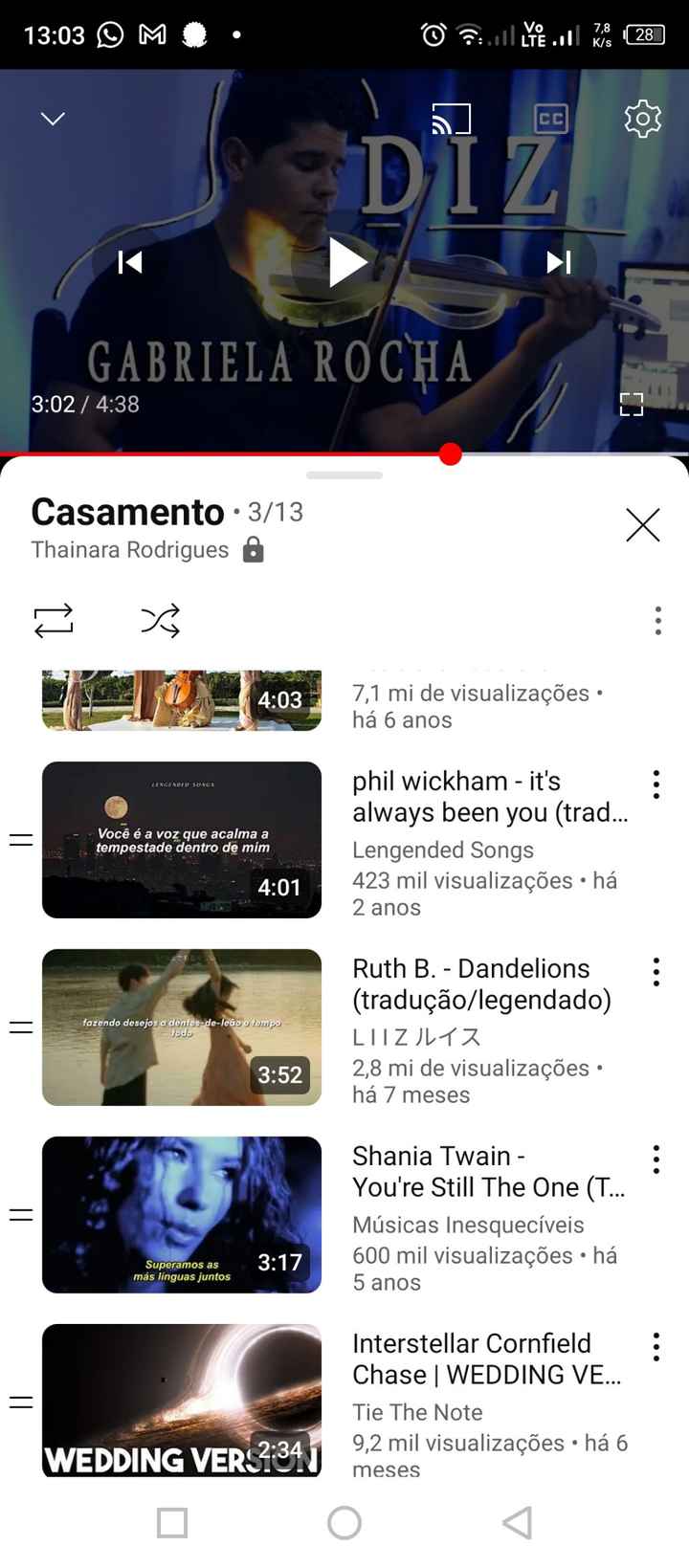 Musicas para a cerimonia - 3