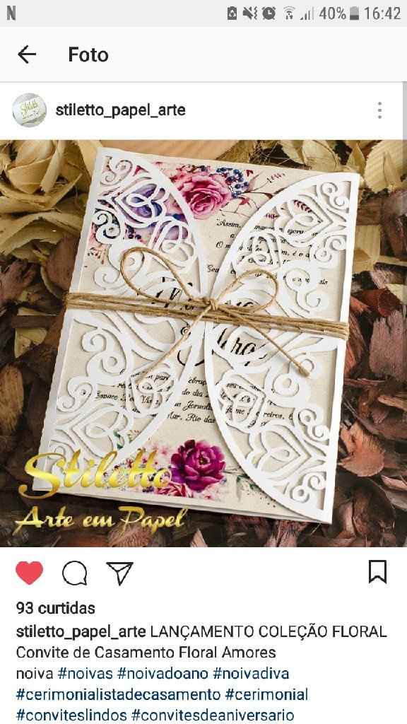 Convite de Casamento - 1