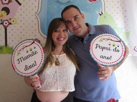 Placas chá de bebê