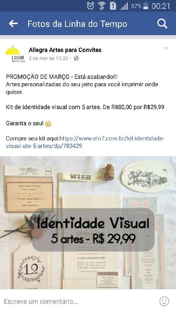 Promoção: identidade visual r$30 - 1