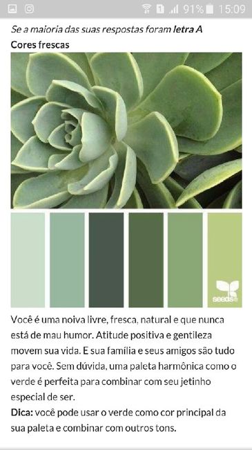 Resultado do teste sobre a cor do casamento - 10