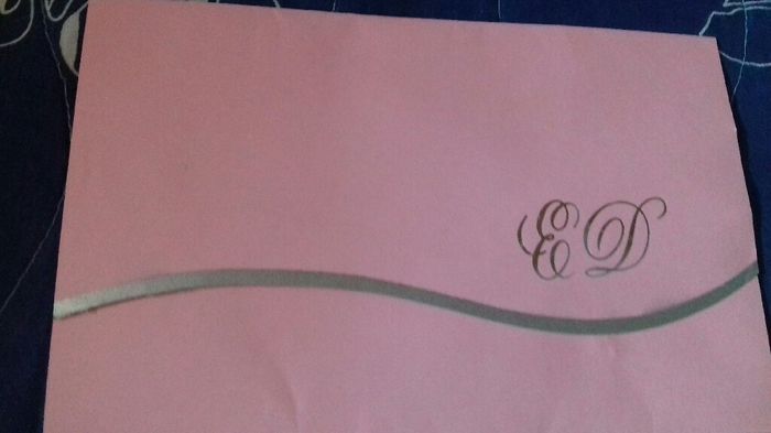 Lembrança do meu convite - 1