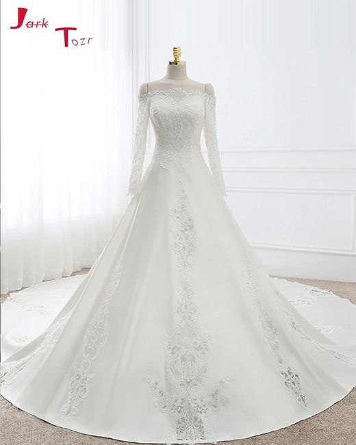  Vestido de cetim - 1