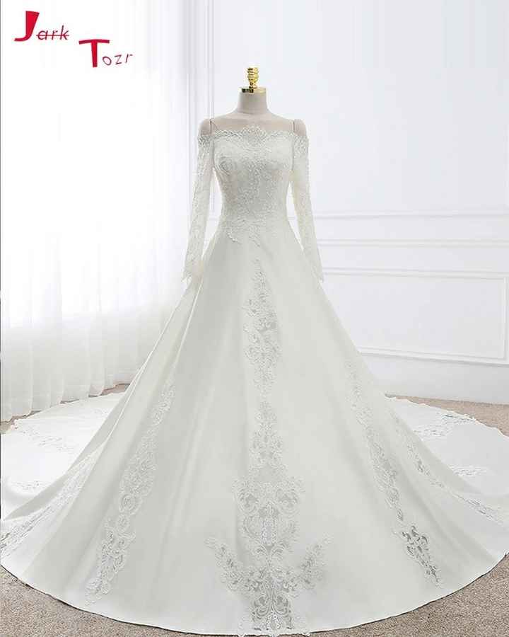  Vestido de cetim - 1