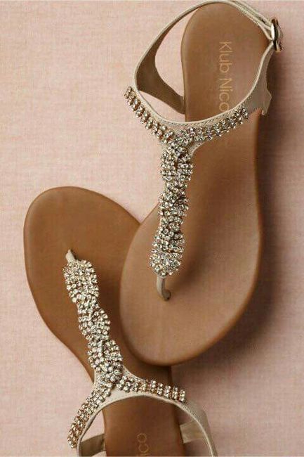 Sandalias sem salto - 5