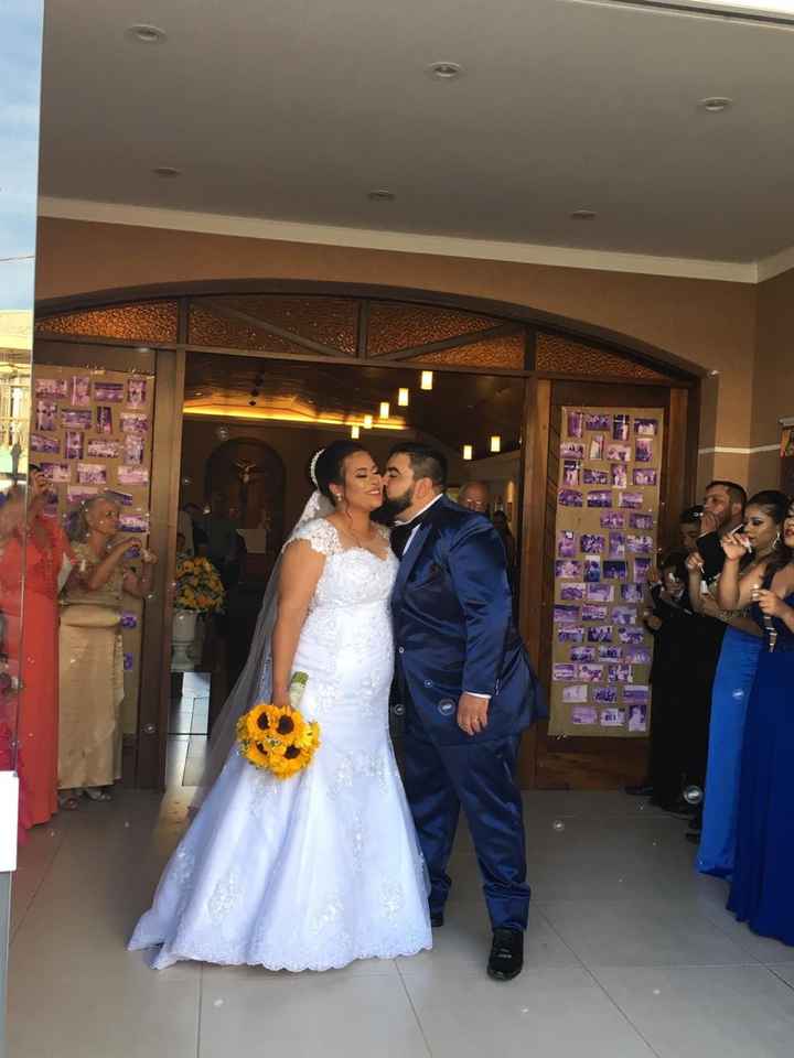 Enfim casados... 