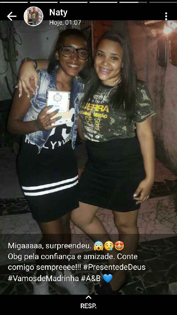 Meus convite para padrinhos e daminhas 💙 - 11