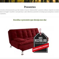 Eu vou fazer uma galeria de presentes para escolherem e depositarem o valor :)
