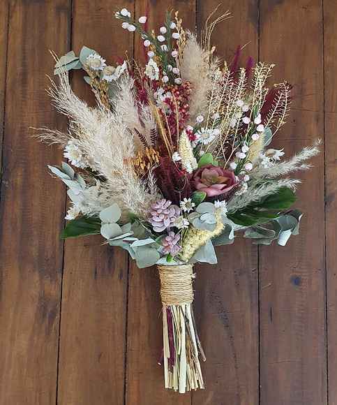Buque boho/folhas secas - 1