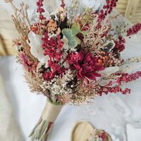 Buque boho/folhas secas - 2