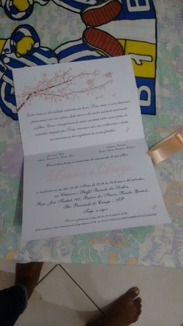  Nossos convites ficaram ptontos venham ver 😍 - 2