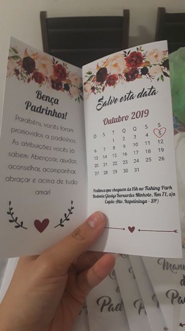 Montando o convite dos padrinhos - o manual - parte 2 - 4
