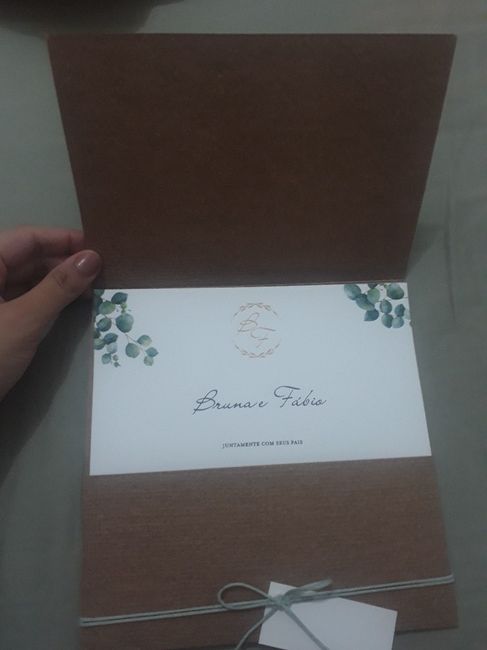 Meu convite de casamento #vemver - 2