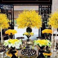 meu casamento amarelo e preto