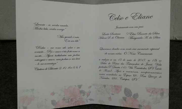 Meus convites chegaram!!! #vemver - 2